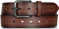 Men's Casual Everyday Leather Belt – Jeans, Chinos and Daily Wear